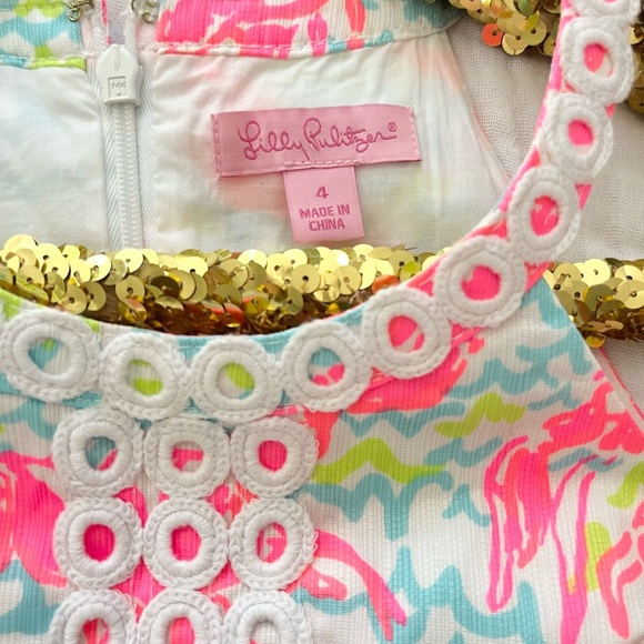 Lilly Pulitzer Pearl Shift Dress in Pop Up Lobstah Roll - Picture 6 of 10